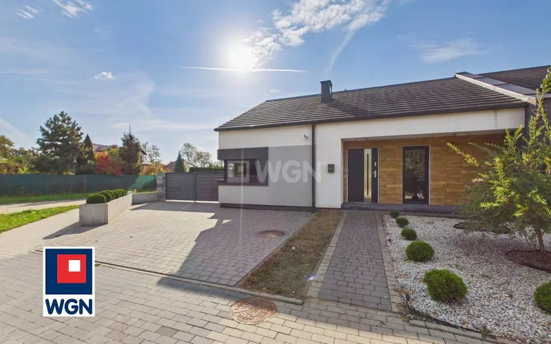 Dom na  sprzedaż Nowe Borówko - N0WOCZESNY, PARTEROWY DOM Z GARAŻEM | Nowe Borówko | Czempiń
